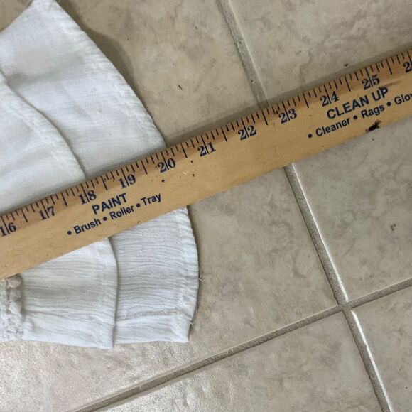 Vintage America Boho Cottage Milkmaid size M Blouse Babydoll Bell Sleeve Y2K - Picture 8 of 8